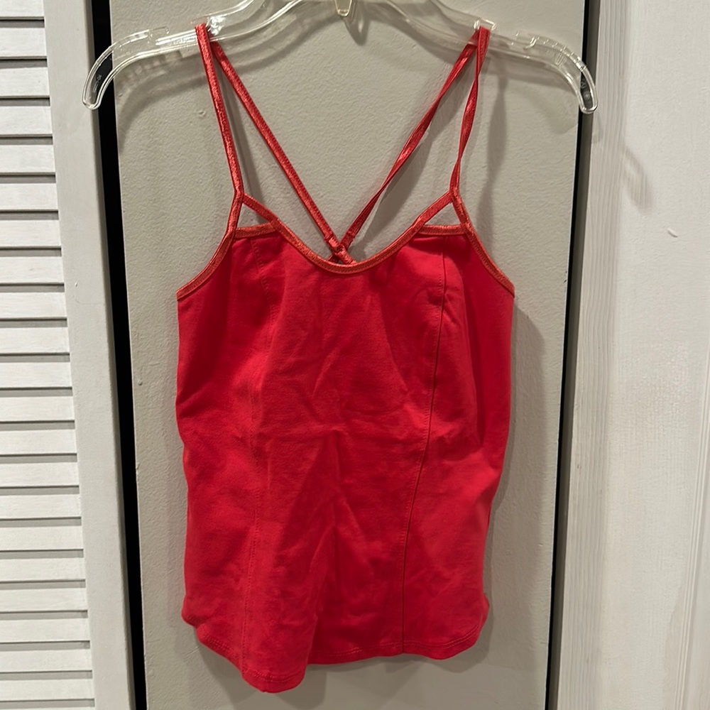 Silence + noise body con tank top with mesh back